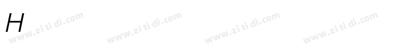 Helvetica Light字体转换